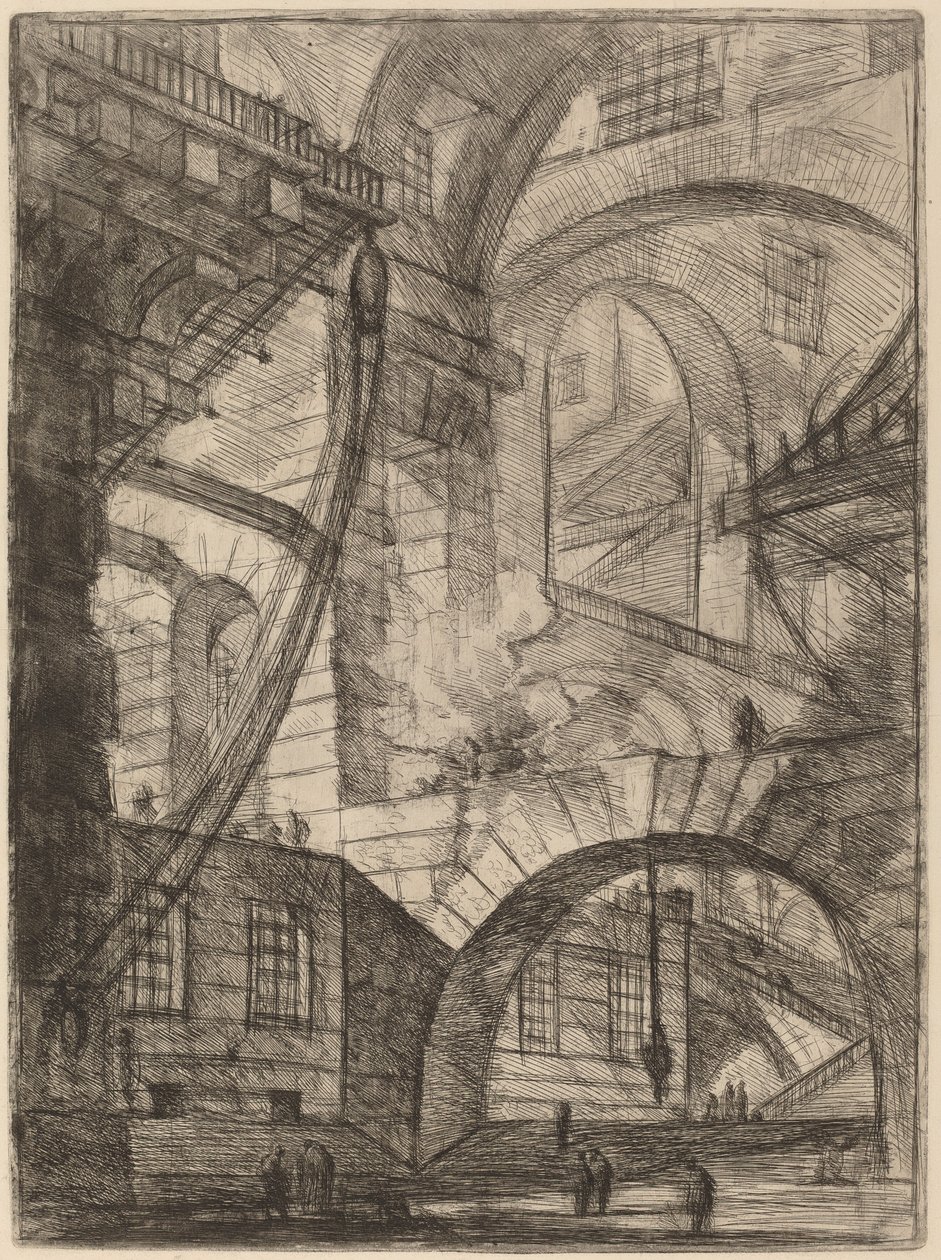Tupakoiva tuli tekijältä Giovanni Battista Piranesi