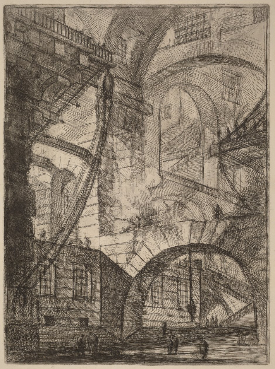 Savuava tuli tekijältä Giovanni Battista Piranesi