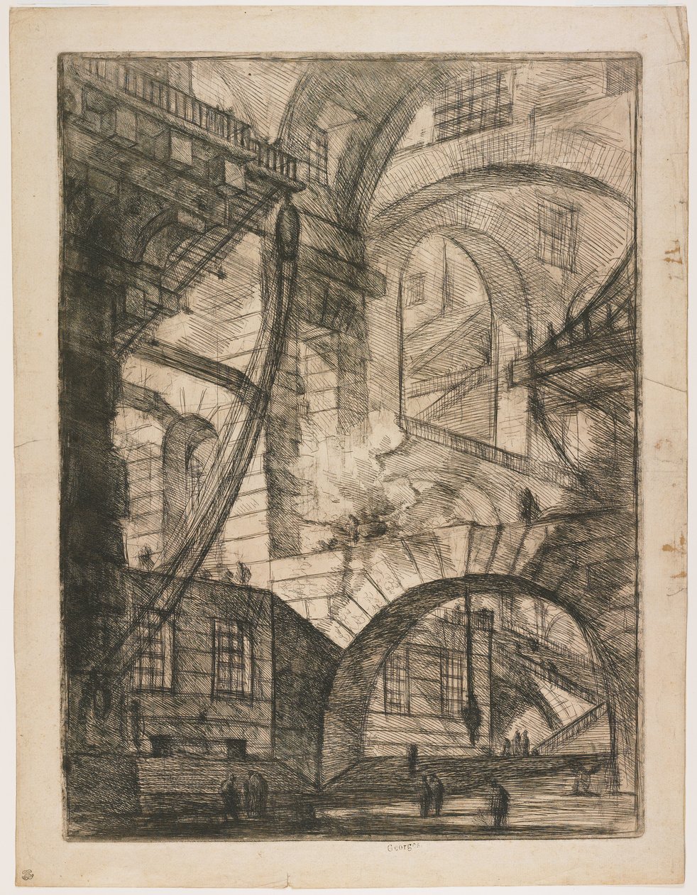 Savuava tuli tekijältä Giovanni Battista Piranesi
