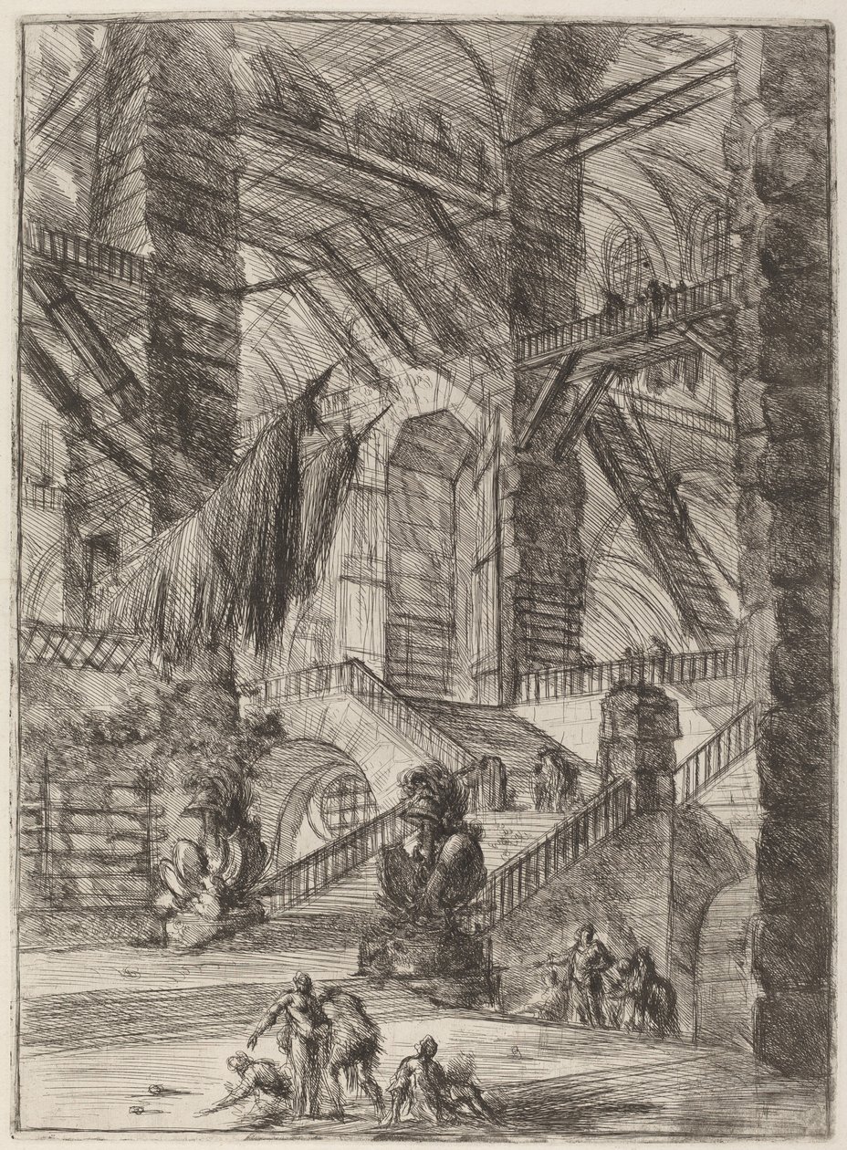 Portaikko palkintoineen tekijältä Giovanni Battista Piranesi