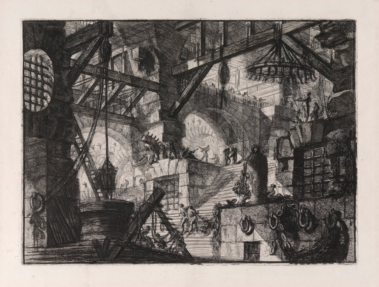 The Well, levy 13, Carceri d tekijältä Giovanni Battista Piranesi