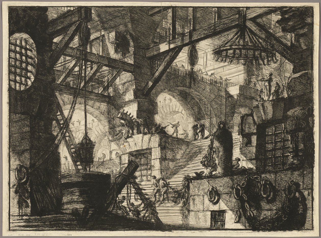 The Well, levy 13 Imaginary Prisonsista tekijältä Giovanni Battista Piranesi