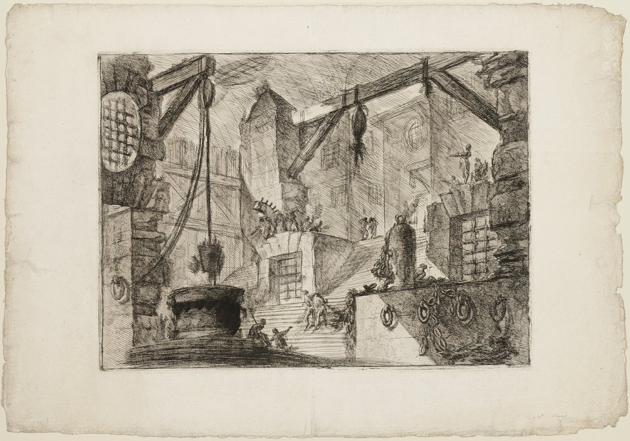 The Well, levy 13 Imaginary Prisonsista tekijältä Giovanni Battista Piranesi
