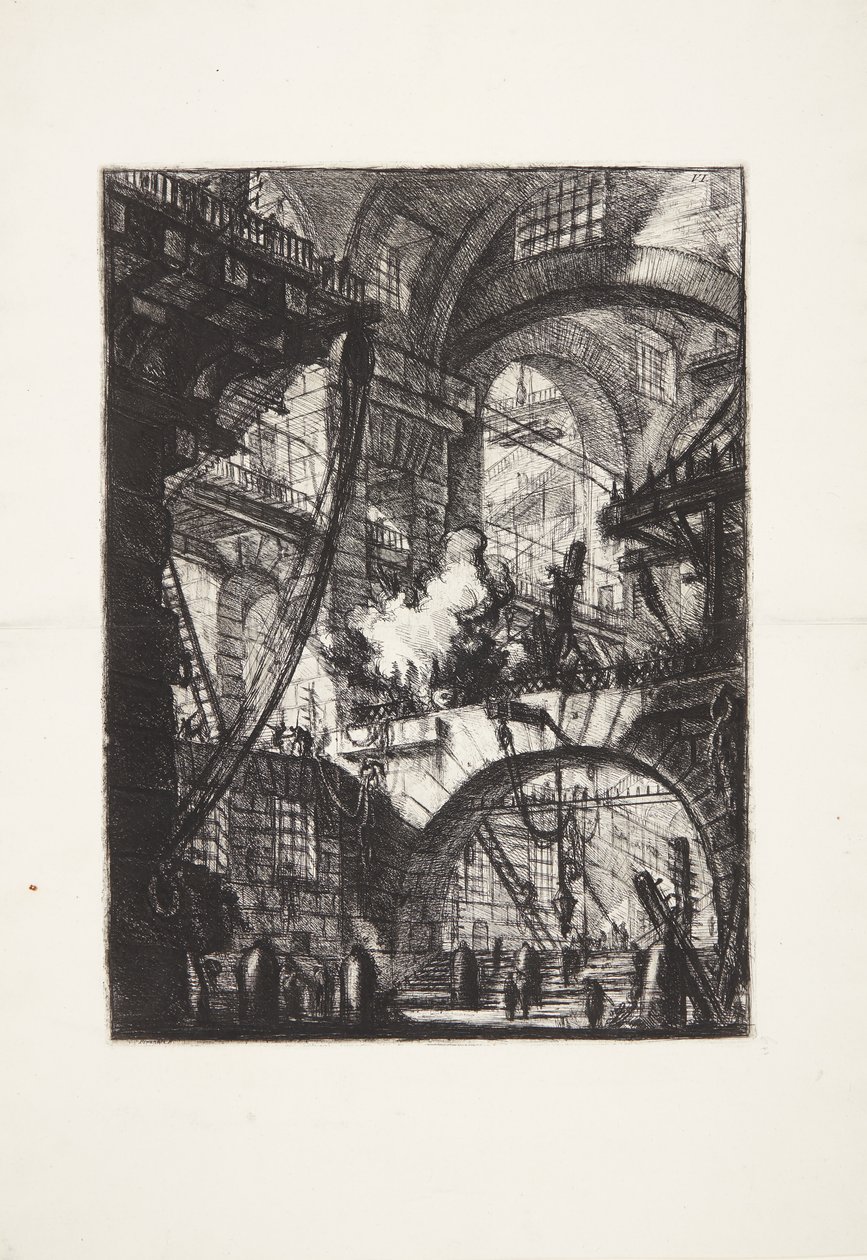 Tupakoiva tuli tekijältä Giovanni Battista Piranesi