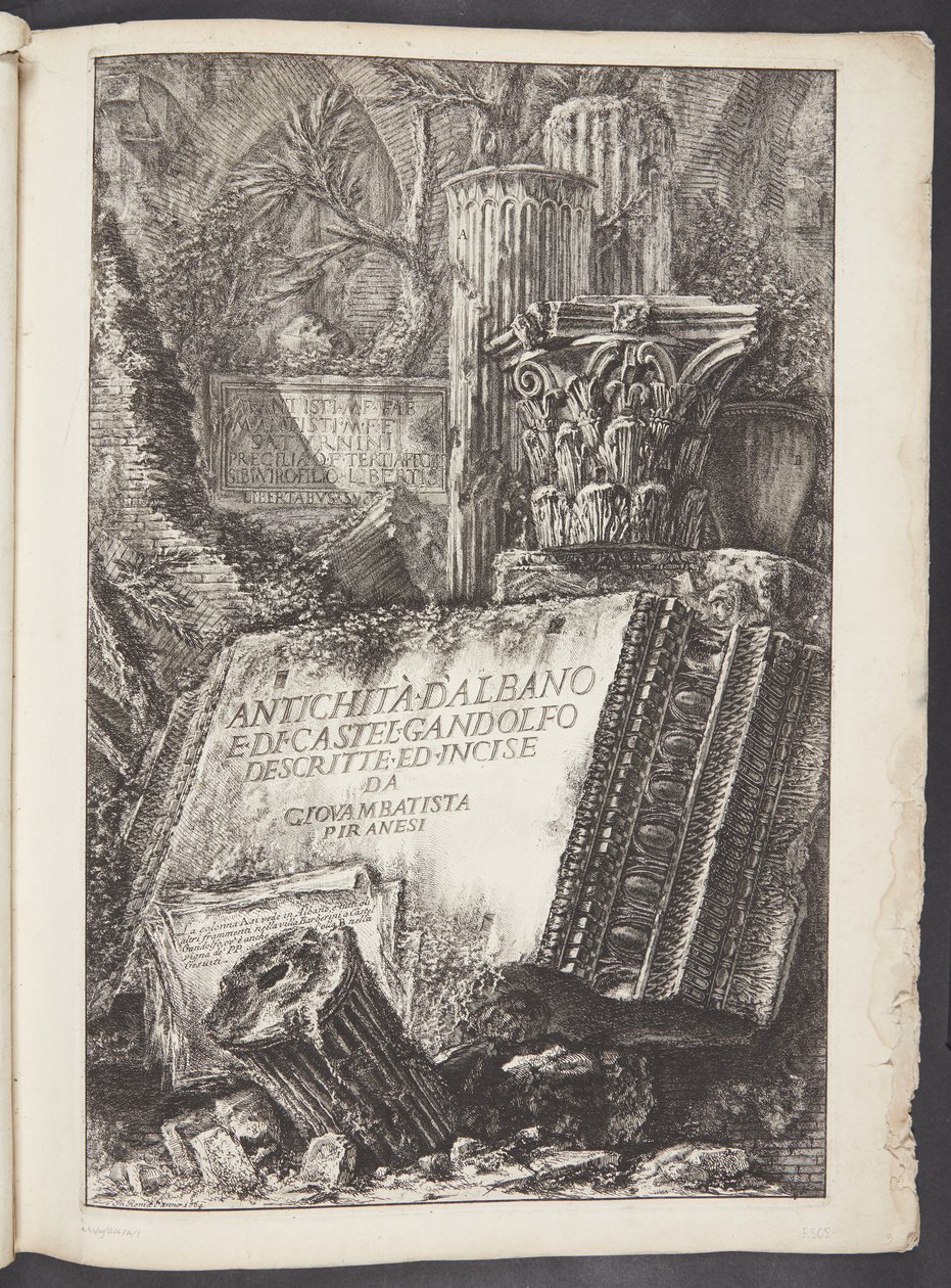 Etusivu tekijältä Giovanni-Battista Piranesi
