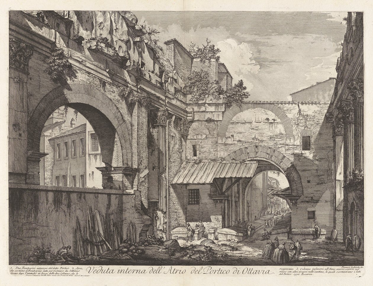 Sisäinen näkymä tekijältä Giovanni Battista Piranesi