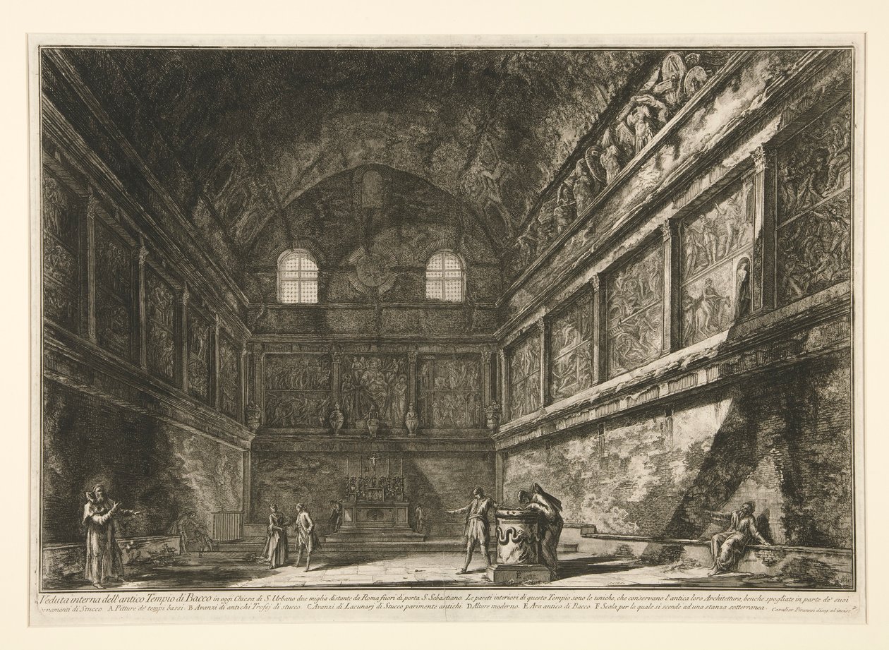 Sisäinen näkymä tekijältä Giovanni Battista Piranesi