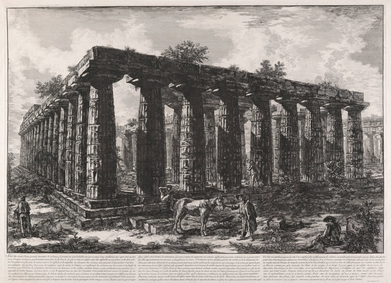 Näkymä jäänteistä tekijältä Giovanni Battista Piranesi