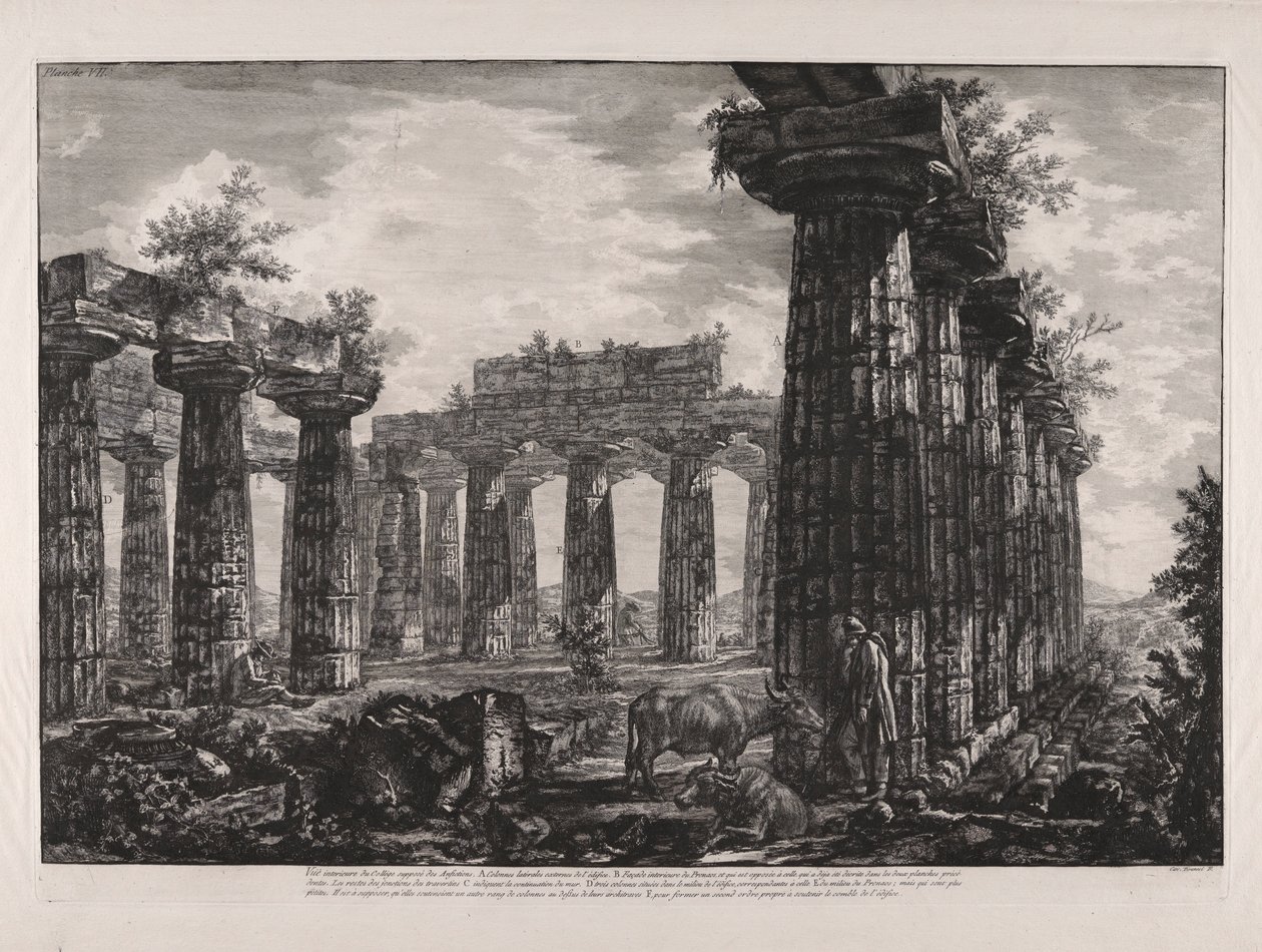aSisäkuva oletetusta korkeakoulusta? des Fanfictions (ns. College des Anfictionsin sisäkuva), Diff?rentes Vues de tekijältä Giovanni Battista Piranesi