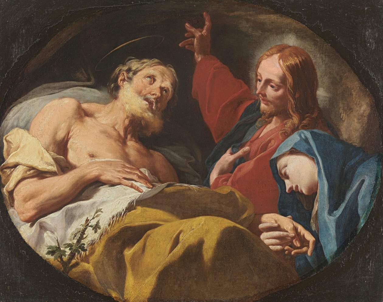 Der Tod des hl. Joseph tekijältä Giovanni Battista Pittoni