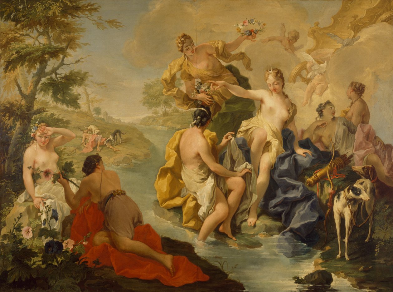 Diana ja Actaeon tekijältä Giovanni Battista Pittoni