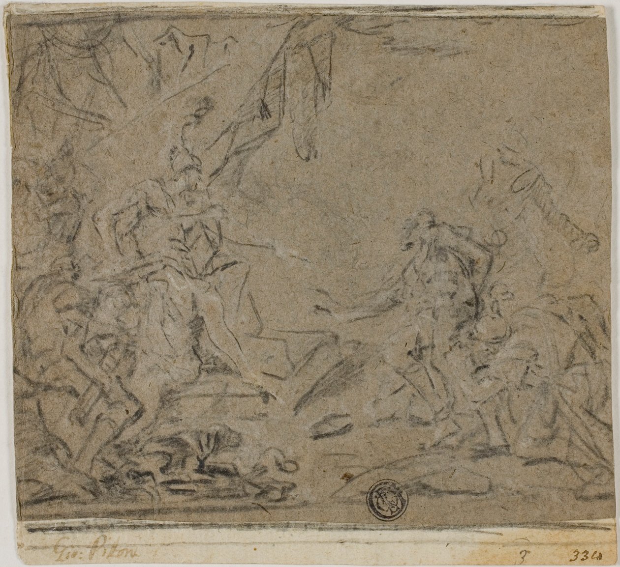 Dareioksen perhe ennen Aleksanteria tekijältä Giovanni Battista Pittoni the Younger