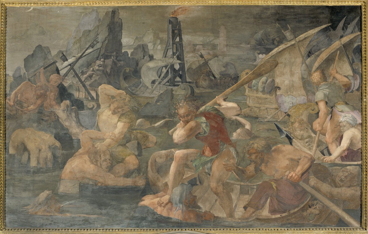 Naupliuksen kosto tekijältä Giovanni Battista Rosso Fiorentino