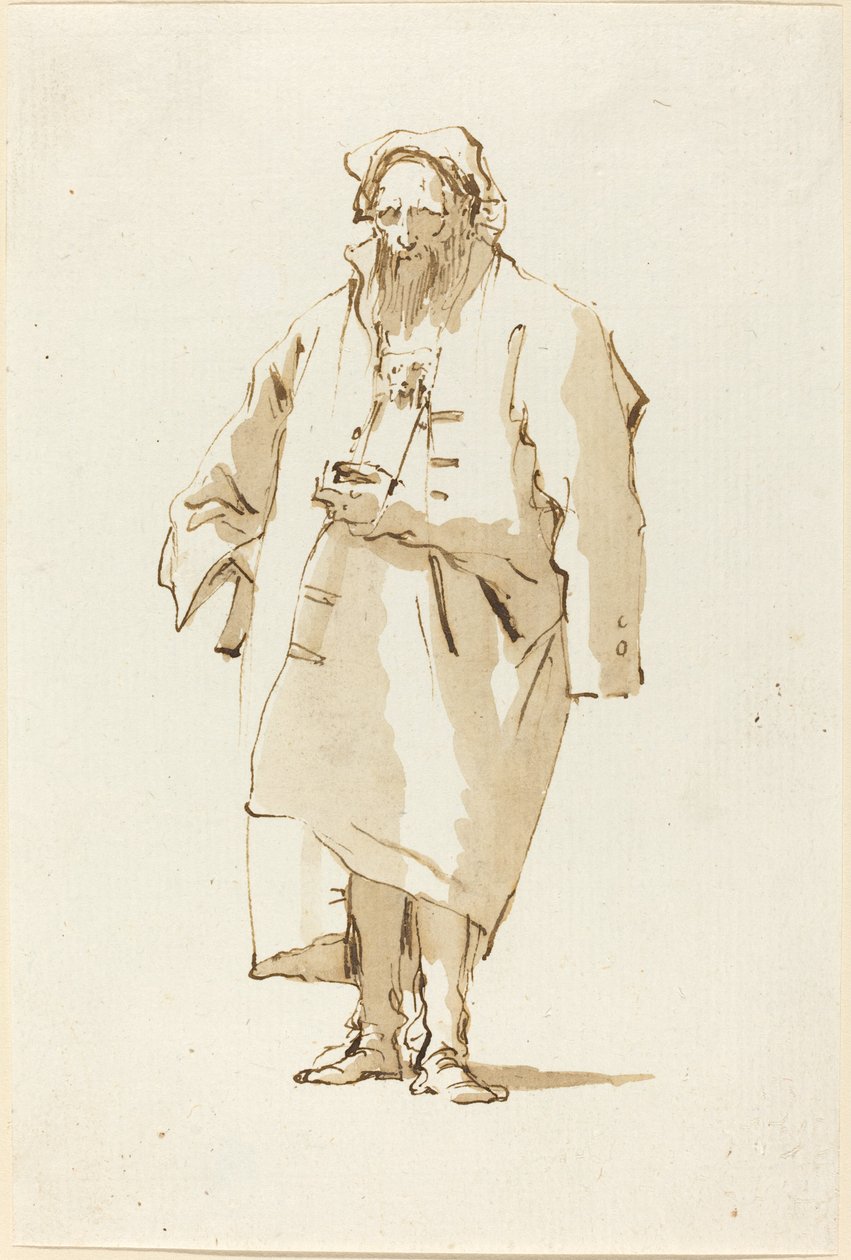 Pysyvä itämainen takki yllään tekijältä Giovanni Battista Tiepolo