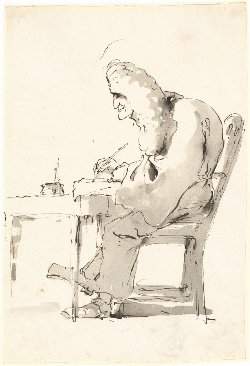 Venetsialainen lakimies työpöydällään tekijältä Giovanni Battista Tiepolo