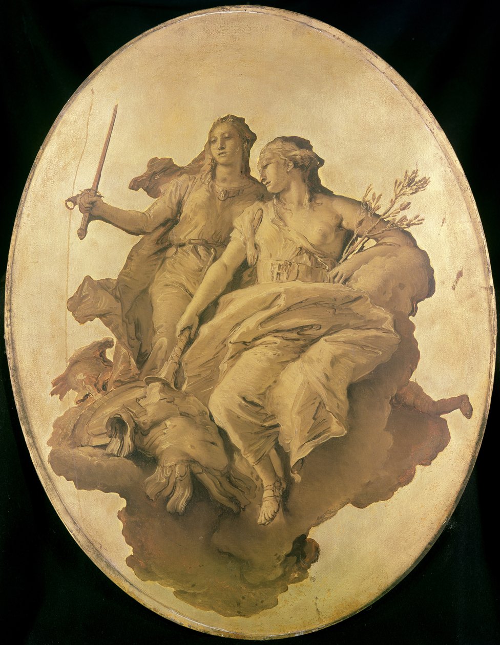 Allegoria rauhasta ja oikeudenmukaisuudesta tekijältä Giovanni Battista Tiepolo