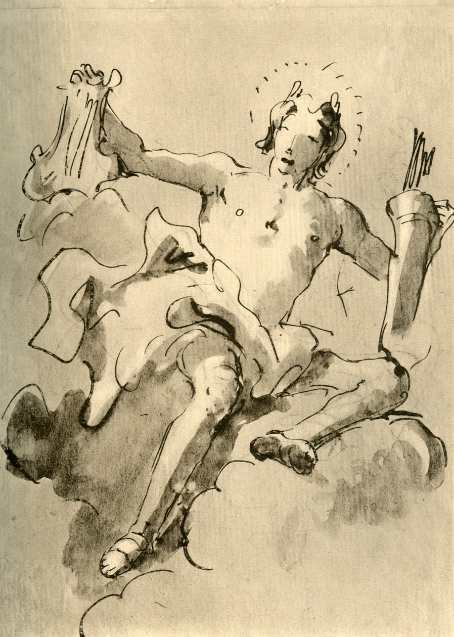 Apollo, c1757, 1928 tekijältä Giovanni Battista Tiepolo