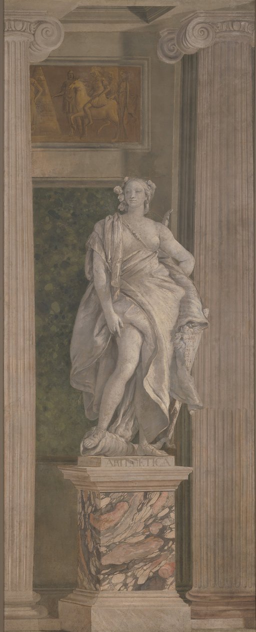 Aritmetiikka, 1760. tekijältä Giovanni Battista Tiepolo
