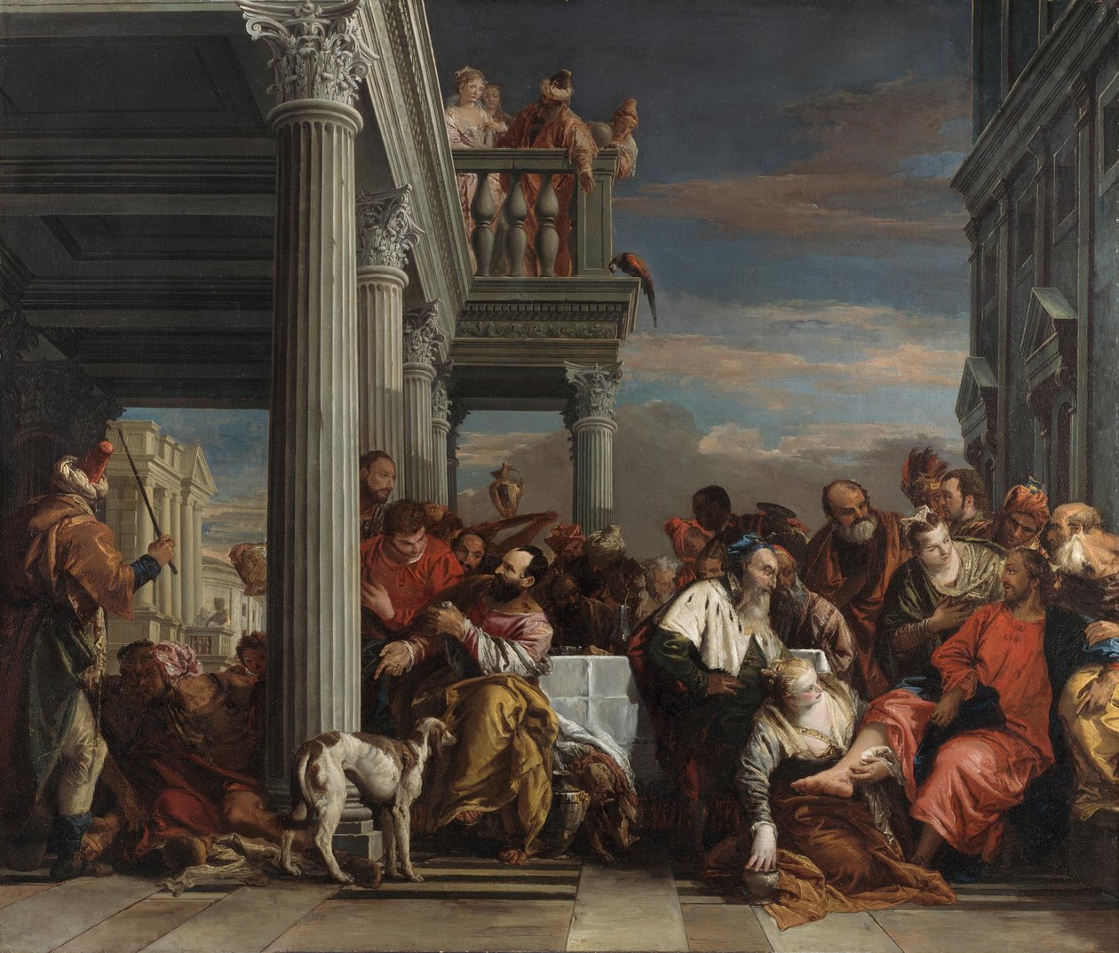 Christus im Haus des Simon des Pharisäers tekijältä Giovanni Battista Tiepolo