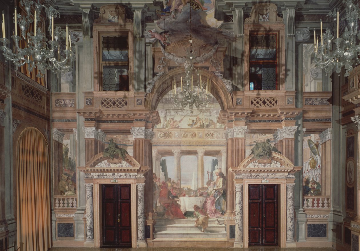 Kleopatras-juhla, 1747-50 (katso myös 176188 ja 176768) tekijältä Giovanni Battista Tiepolo