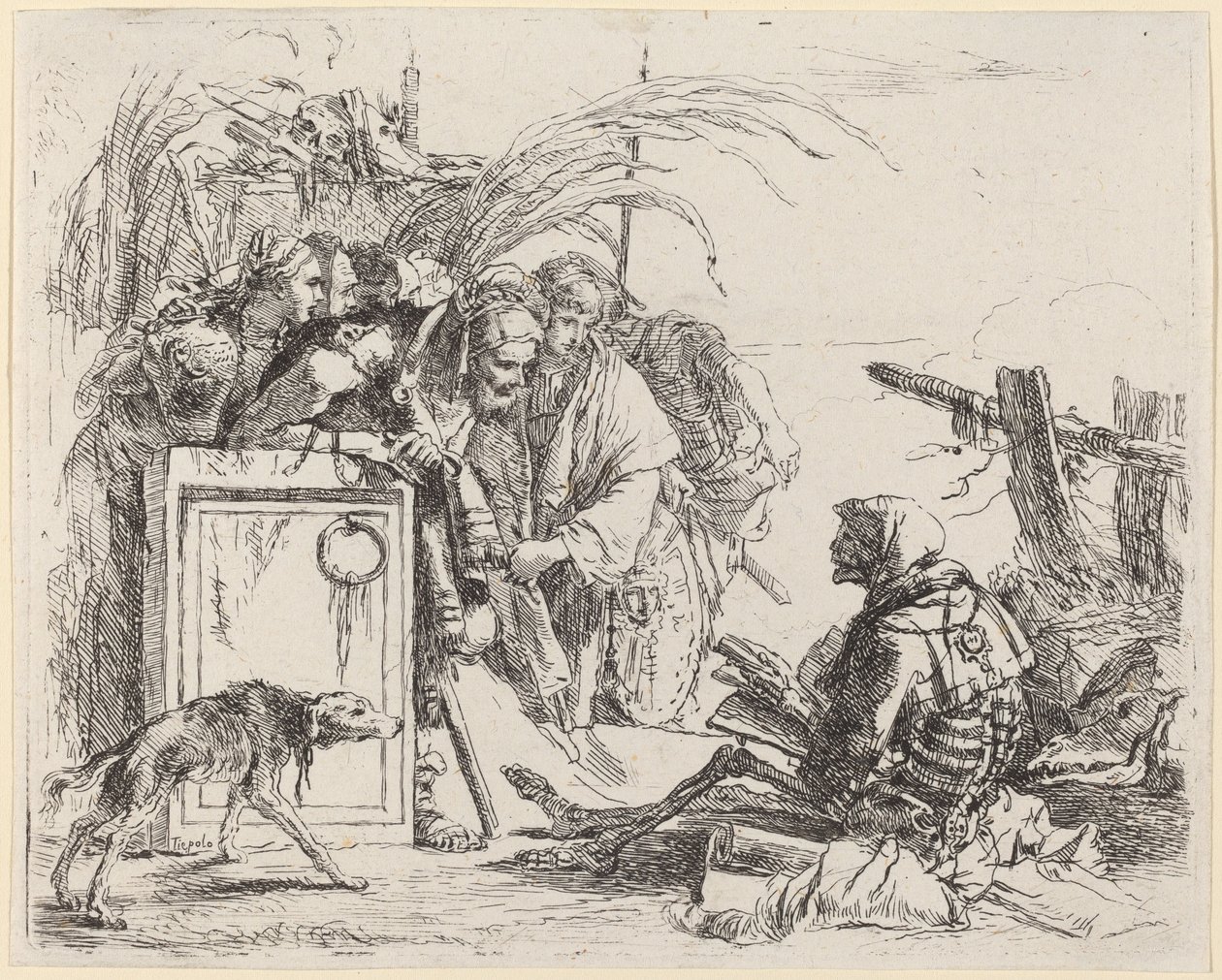 Kuoleman antava yleisö tekijältä Giovanni Battista Tiepolo