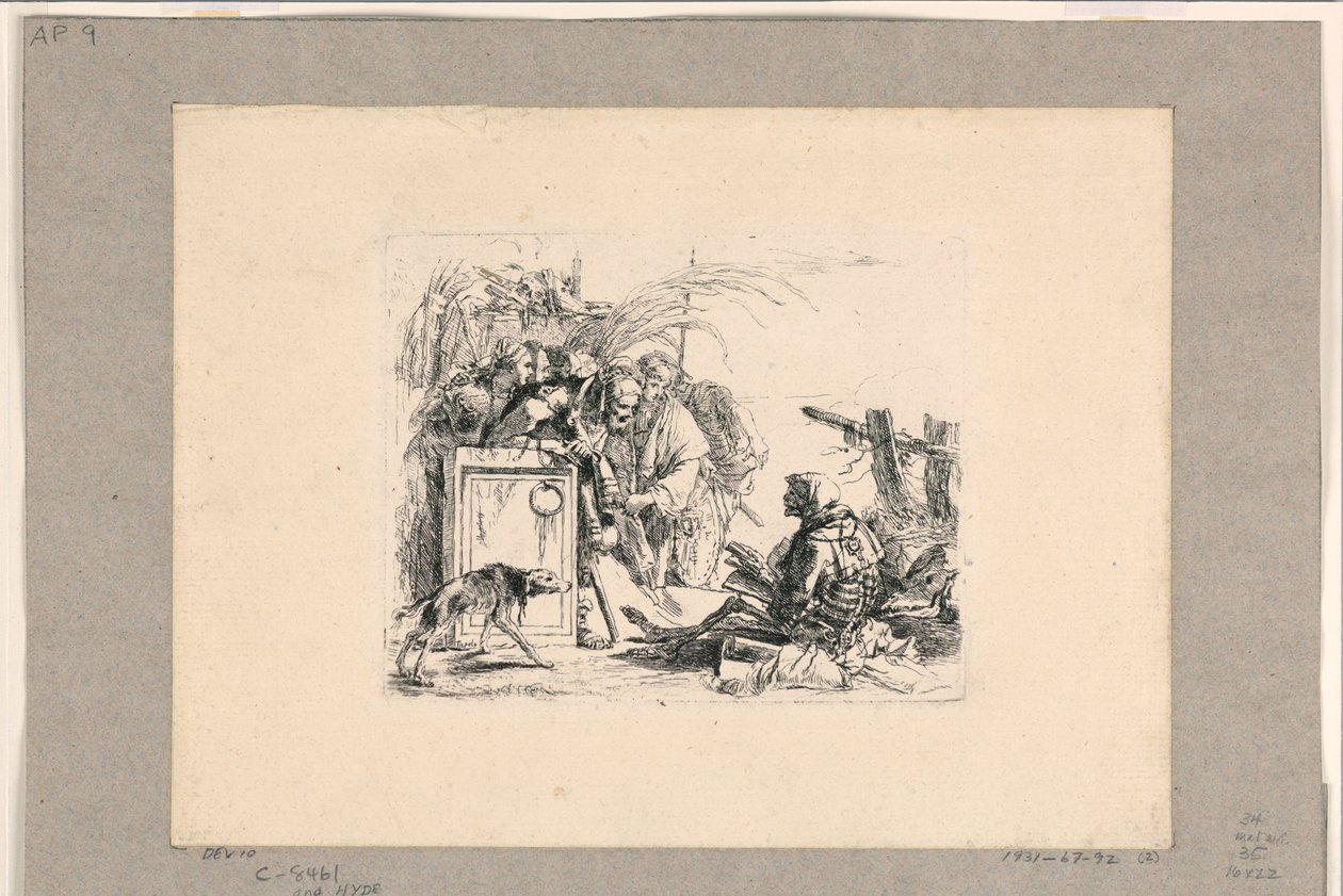 Death Giving Audience, Vari Capricci tekijältä Giovanni Battista Tiepolo