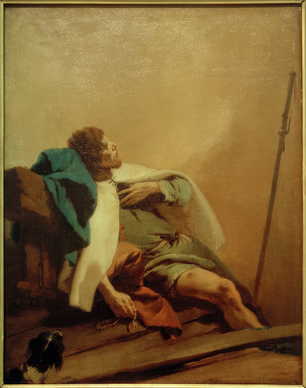 Saint Roch tekijältä Giovanni Battista Tiepolo