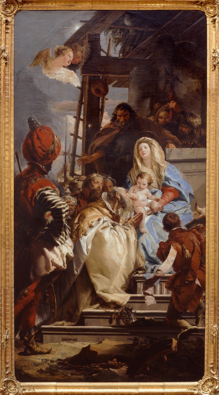 Die Anbetung der Könige tekijältä Giovanni Battista Tiepolo