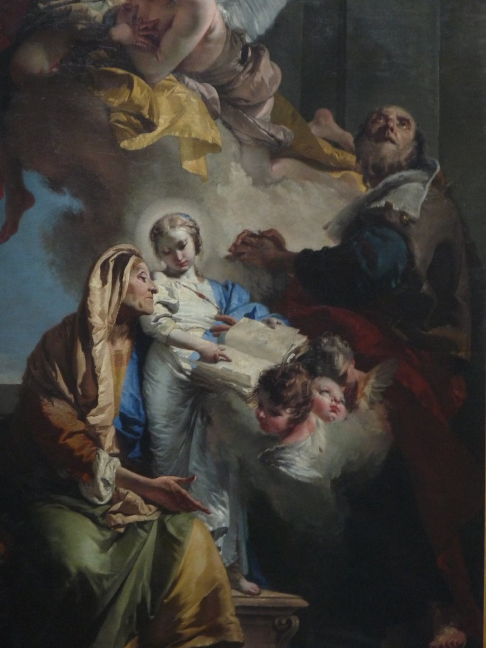 Neitsyen koulutus tekijältä Giovanni Battista Tiepolo