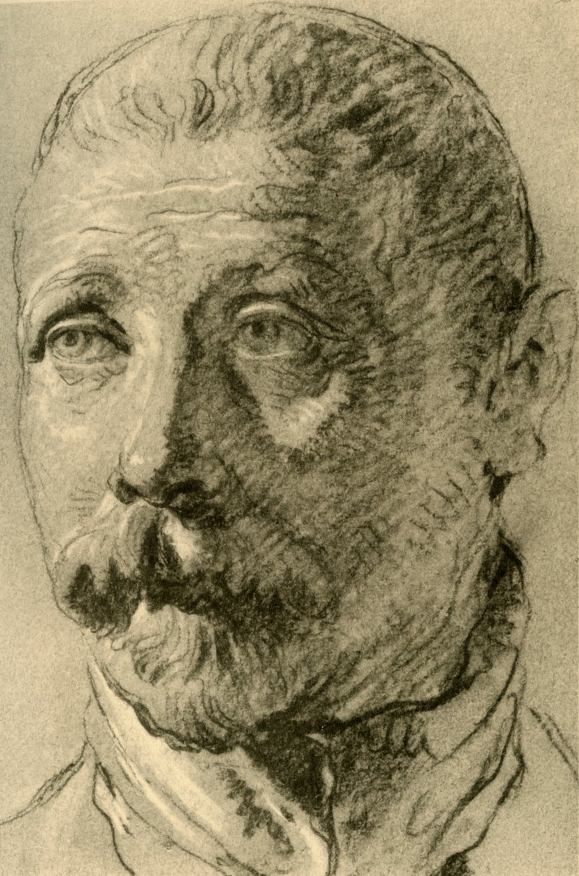 Parrakkaan miehen pää, 1700-luvun puoliväli, 1928 tekijältä Giovanni Battista Tiepolo