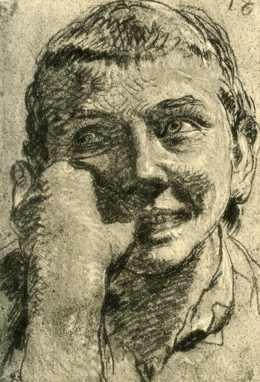 Nauravan pojan johtaja, 1700-luvun puoliväli, 1928 tekijältä Giovanni Battista Tiepolo