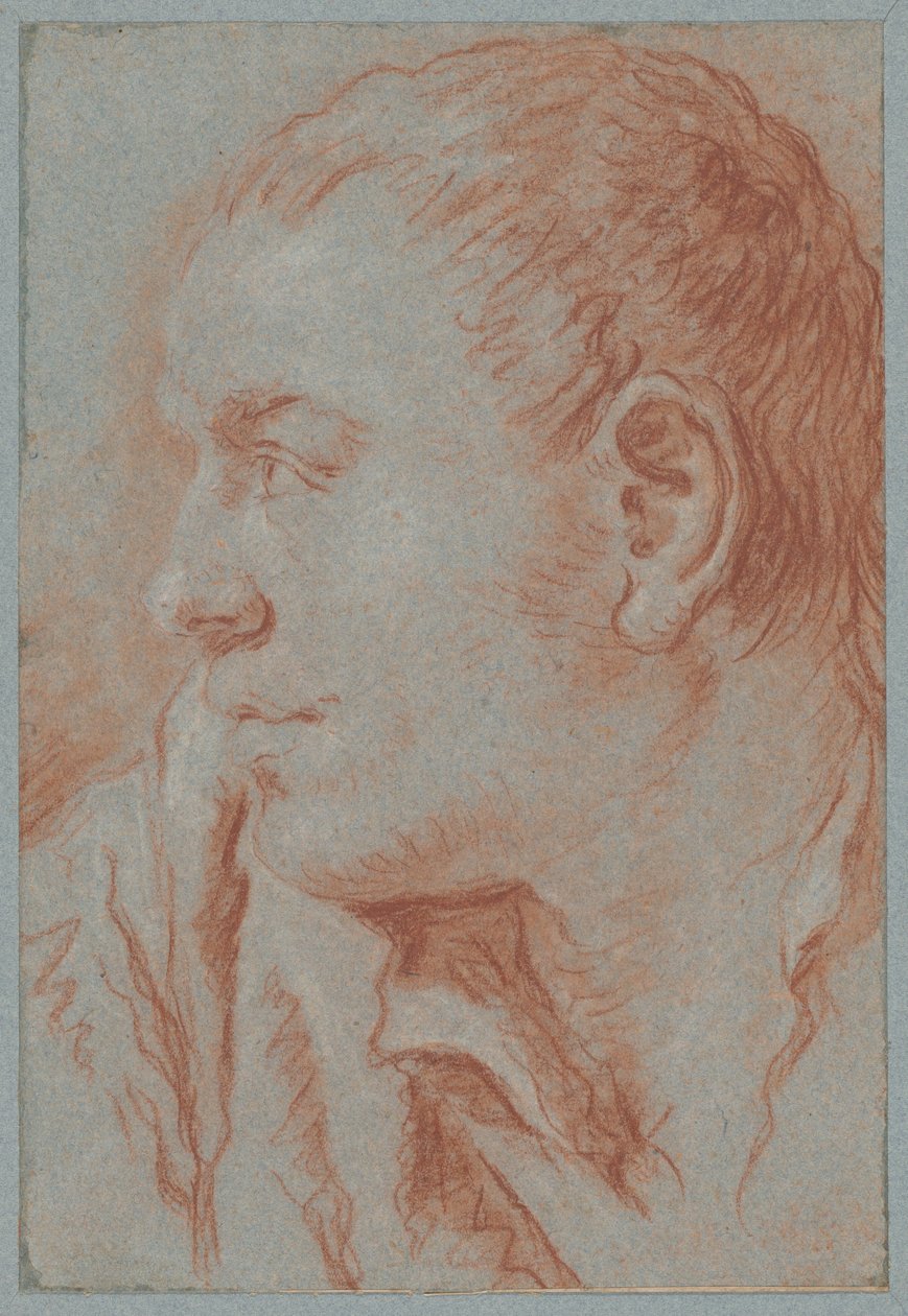 Nuoren miehen profiilipäällikkö tekijältä Giovanni Battista Tiepolo