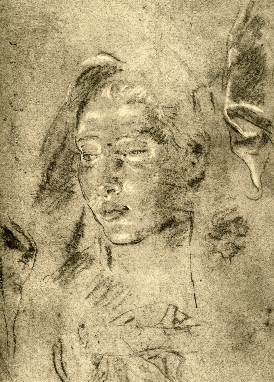 Nuoren naisen johtaja, 1700-luvun puoliväli, 1928 tekijältä Giovanni Battista Tiepolo