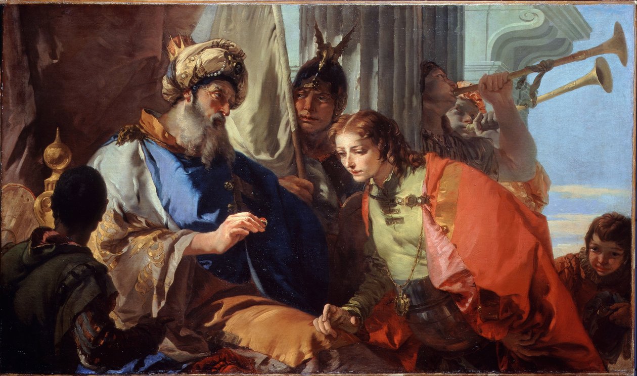 Joosef saa faaraon sormuksen tekijältä Giovanni Battista Tiepolo