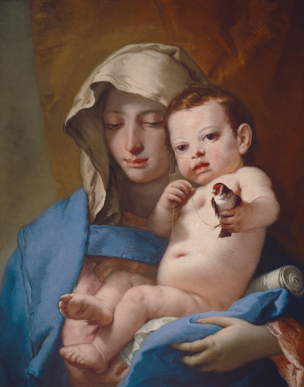 Kultasipselin Madonna, n. 17671770. tekijältä Giovanni Battista Tiepolo