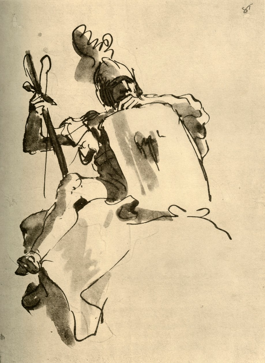 Mars, 1757, 1928 tekijältä Giovanni Battista Tiepolo