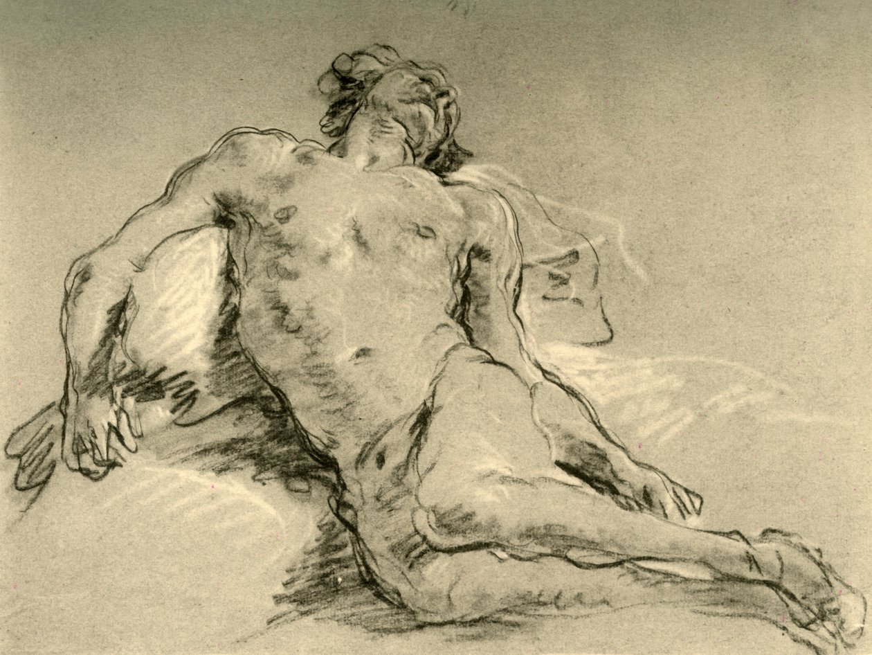 Alaston lepää, 1700-luvun puoliväli, 1928 tekijältä Giovanni Battista Tiepolo