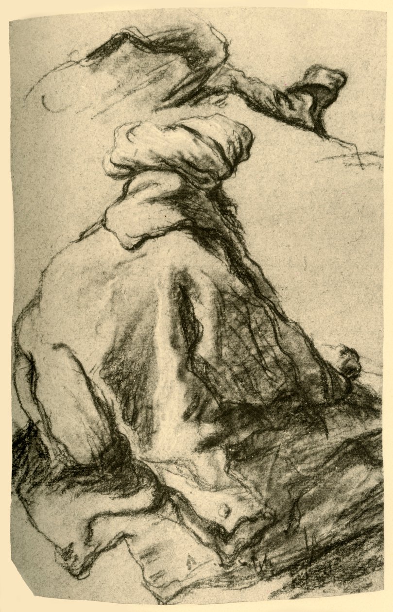 Oriental Seated, 1740-luku, 1928 tekijältä Giovanni Battista Tiepolo
