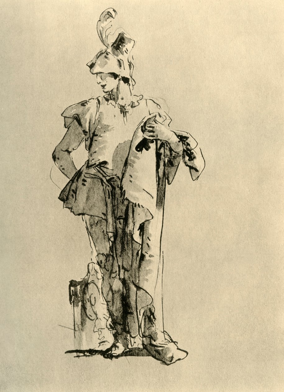 Sivu, 1700-luvun puoliväli, 1928 tekijältä Giovanni Battista Tiepolo