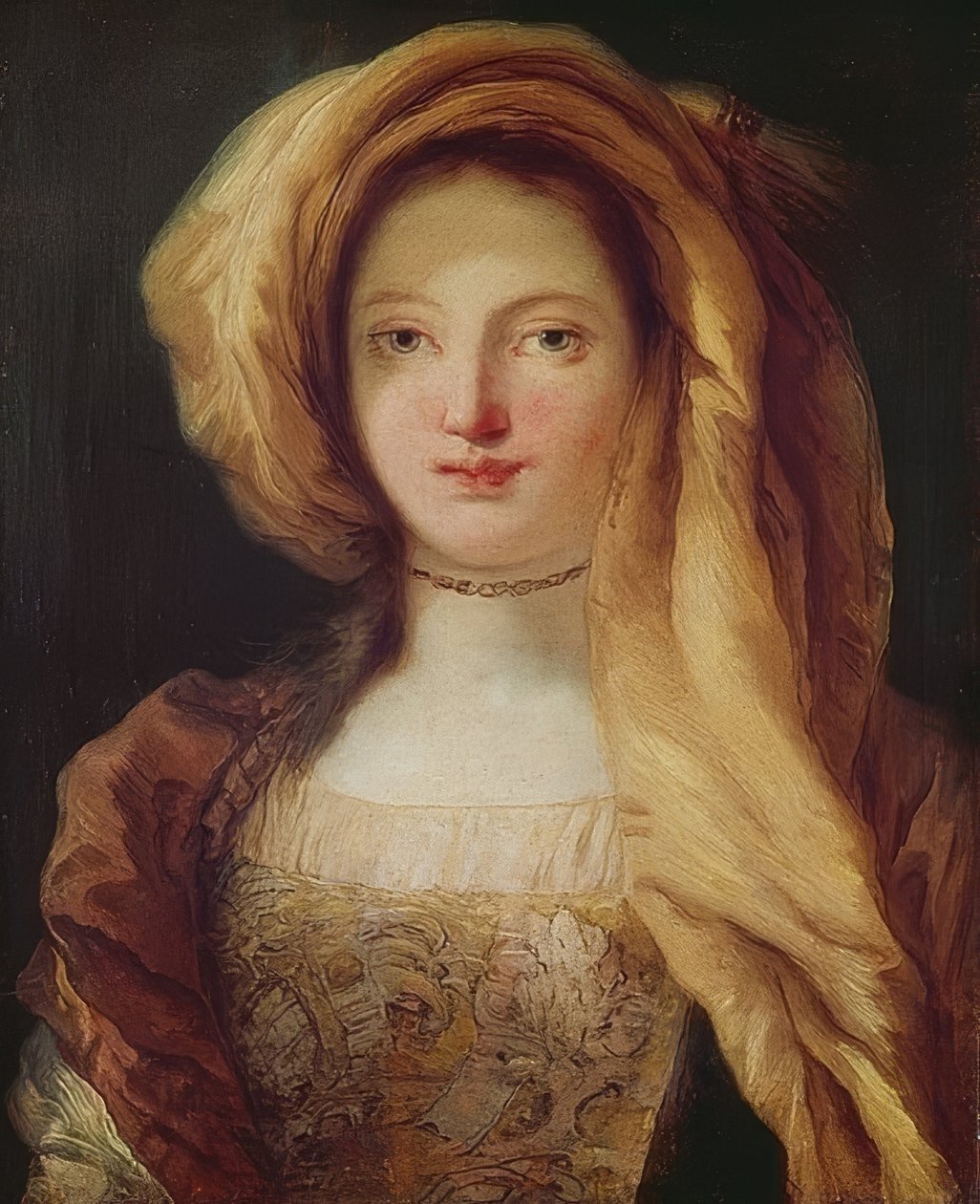 Hänen vaimonsa muotokuva tekijältä Giovanni Battista Tiepolo