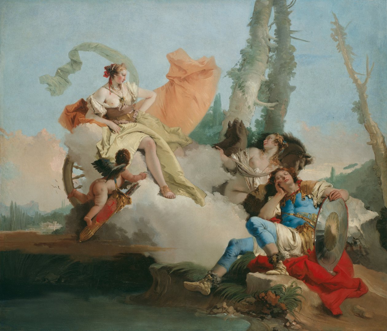 Rinaldo Armidan lumoissa tekijältä Giovanni Battista Tiepolo