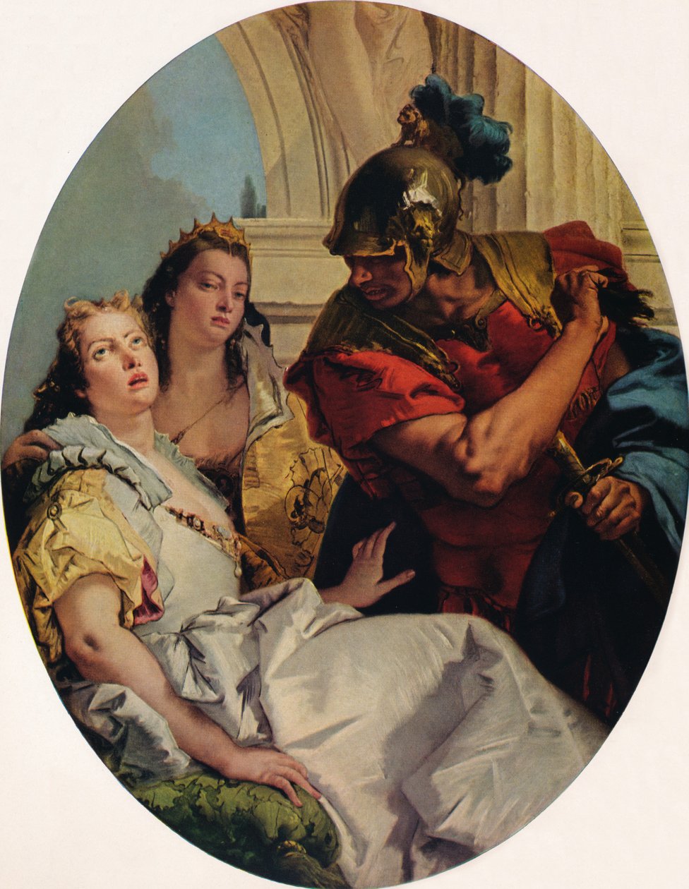 Kohtaus muinaisesta historiasta, n. 1750 tekijältä Giovanni Battista Tiepolo