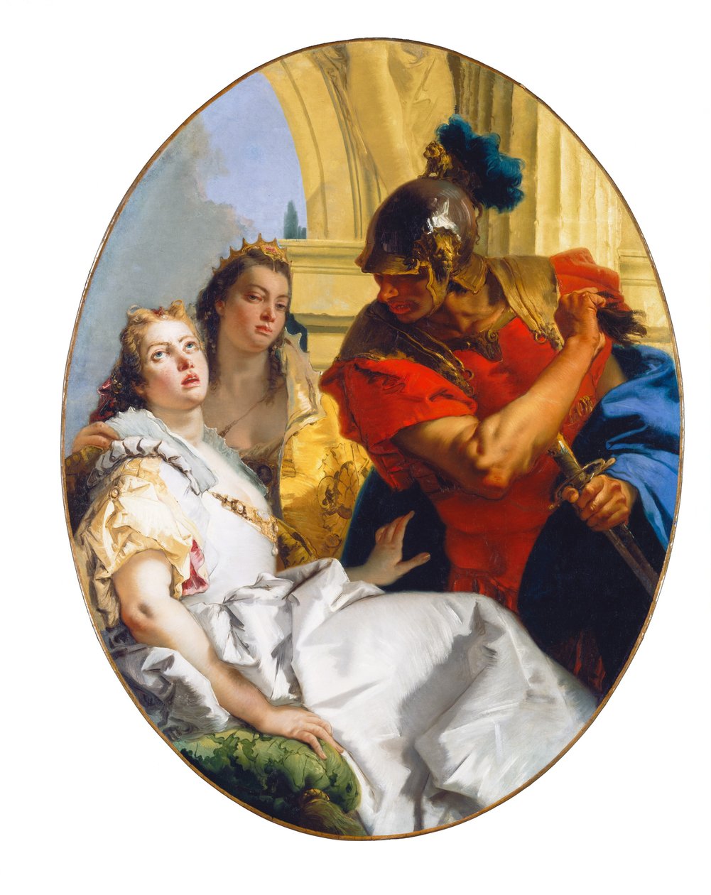 Kohtaus muinaisesta historiasta, n. 1750. tekijältä Giovanni Battista Tiepolo