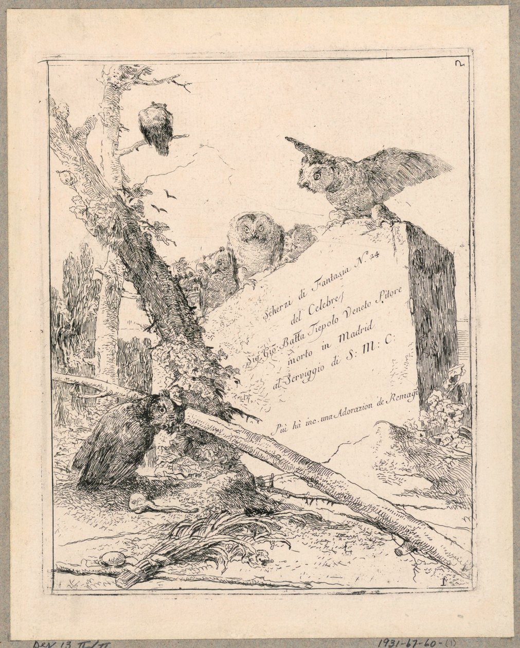 Fantasian vitsejä tekijältä Giovanni Battista Tiepolo