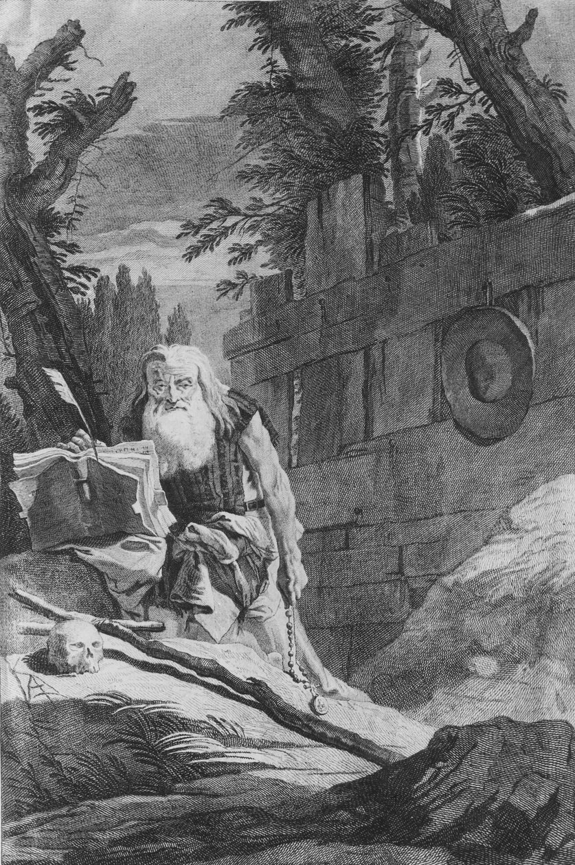 Pyhä Hilarion tekijältä Giovanni Battista Tiepolo