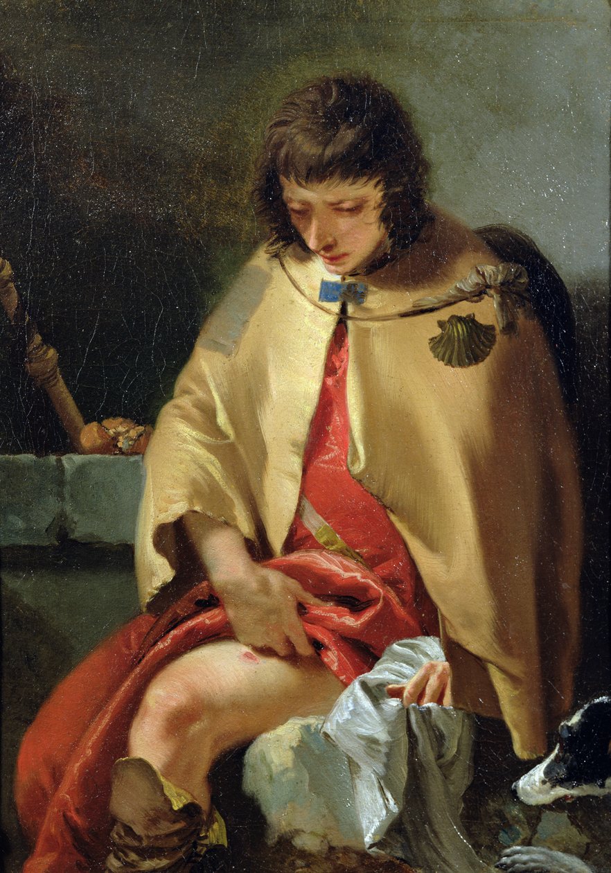 Huonekalut ja erilaiset esineet 1100- ja 1300-luvuilta tekijältä Giovanni Battista Tiepolo