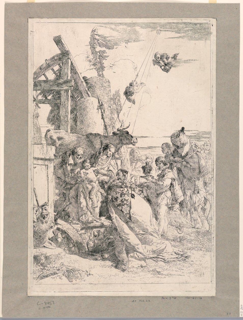 Kuninkaiden palvonta tekijältä Giovanni Battista Tiepolo