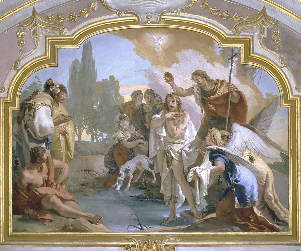 Kristuksen kaste tekijältä Giovanni Battista Tiepolo
