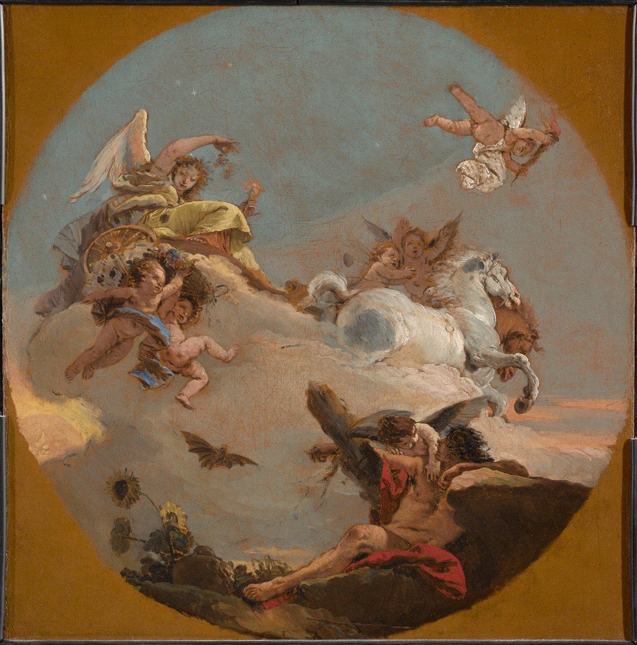 Der Wagen der Aurora tekijältä Giovanni Battista Tiepolo