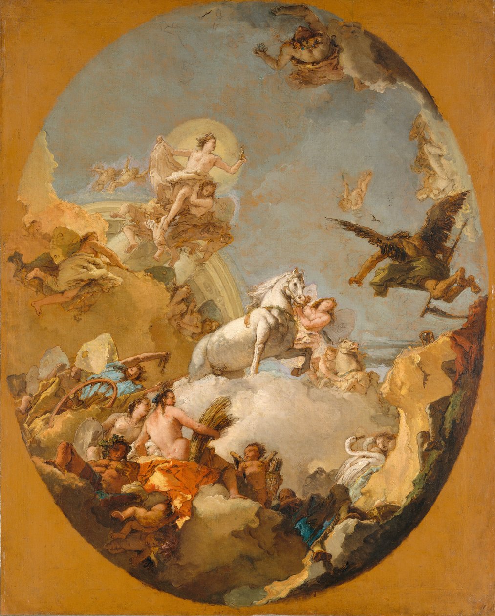 Auroran vaunut, 1760-luku. tekijältä Giovanni Battista Tiepolo